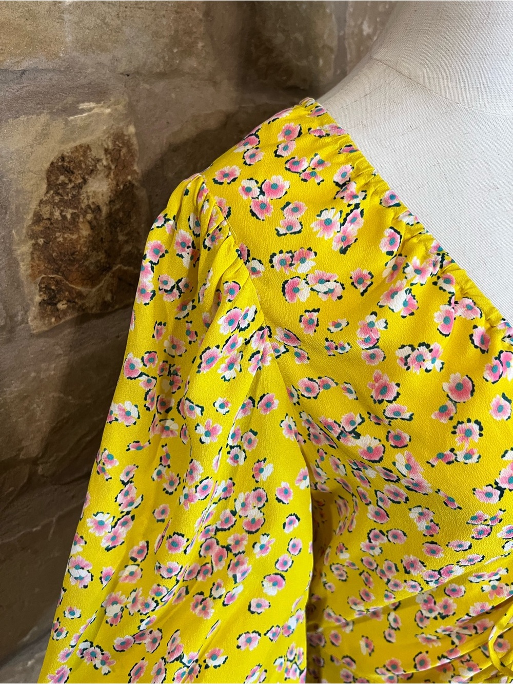 NICHOLAS Yellow Floral Midi Dress - Picture 8 of 10